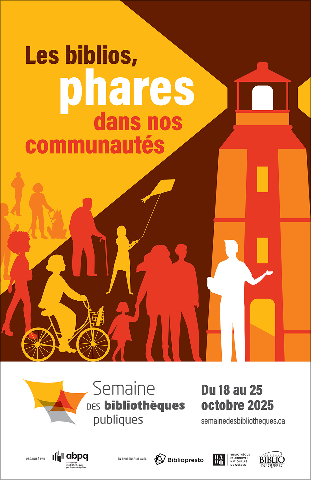 Affiche Semaine des bibliothèques publiques